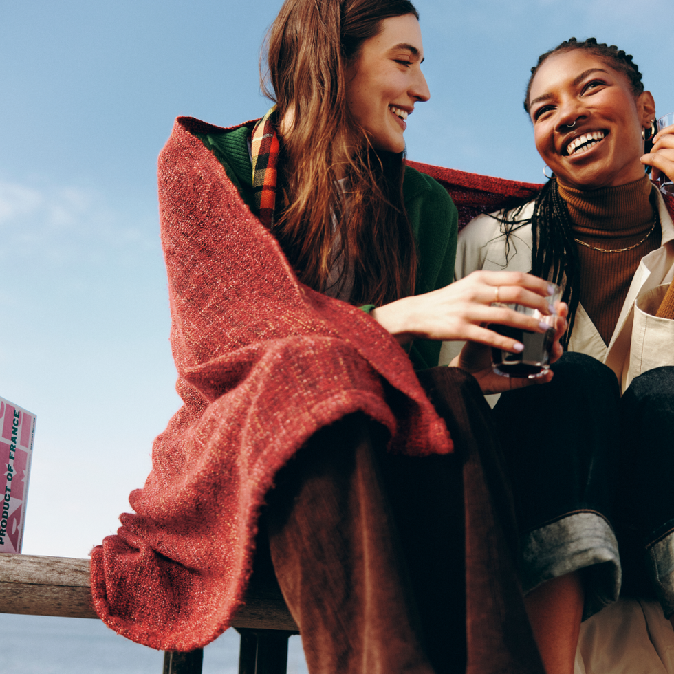 People enjoying wine