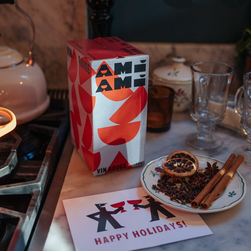 People enjoying boxed wine