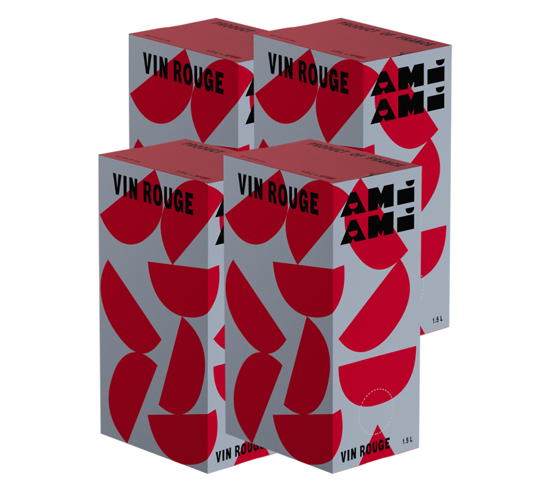 Vin Rouge 4 pack